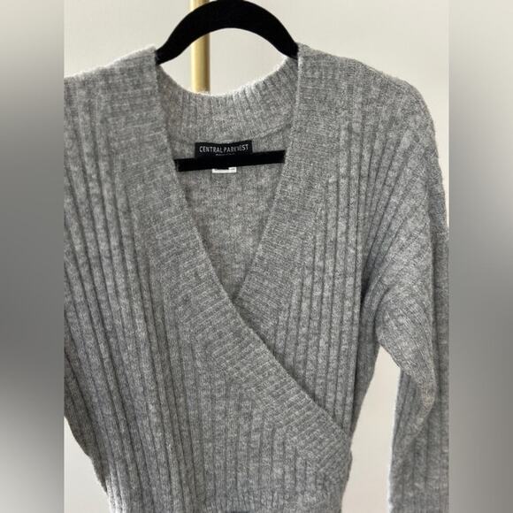 Central Park West Juniper Knit Jumpsuit in Heather Grey Long Sleeve L /NWOT - Picture 9 of 14